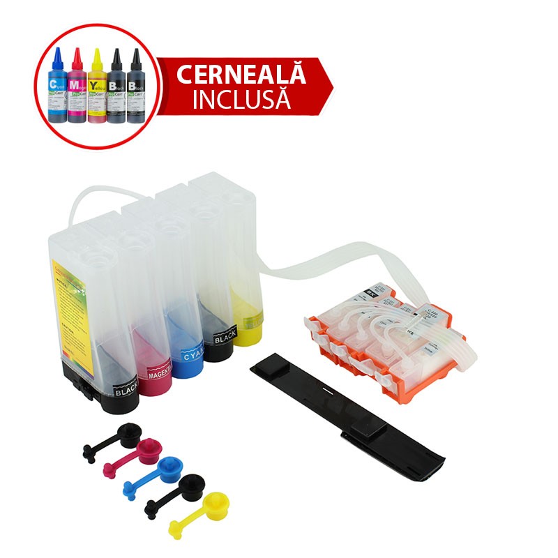 Sistem de alimentare continua CISS pentru CANON MP540, IP3600, MX860 fara cerneala - imagine 3